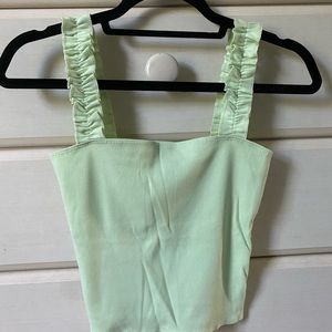 *NEW* Forever21 Tank Ruffle Sleeve